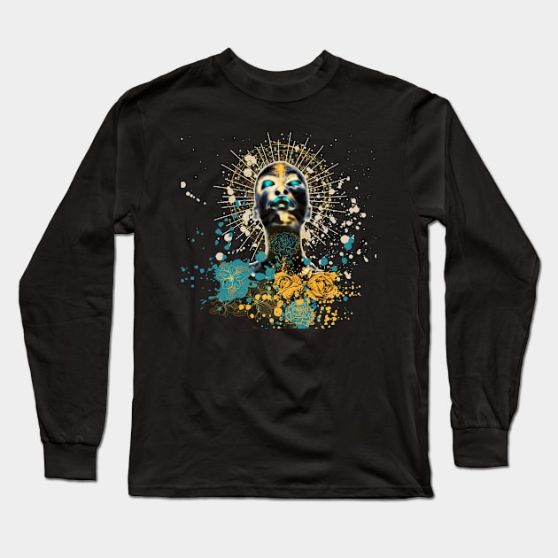 Black Girl Magic graphitti art design Long Sleeve T-Shirt by Solomonkariuki 